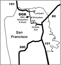 Map to San Francisco English